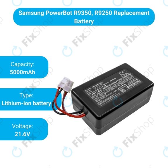 Samsung PowerBot R9350, R9250 - Baterija DJ96-00193D Li-Ion 21.6V 5000mAh HQ