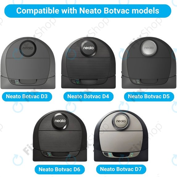 Set rezervnih dijelova za Neato Botvac D3, D4, D5, D6, D7 (1x Glavna četka, 2x Filter, 2x Bočna četka)