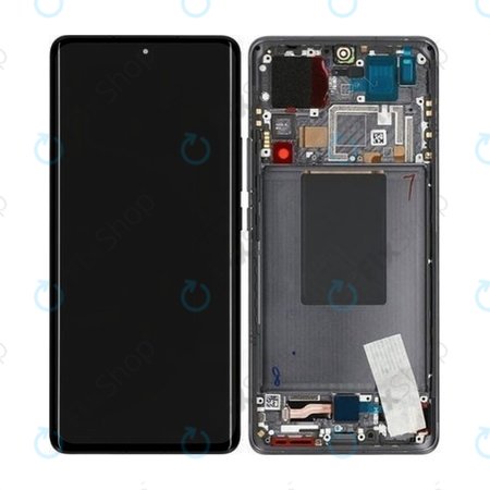 Xiaomi 12 Pro - LCD zaslon + zaslon osjetljiv na dodir + okvir (sivo) - 56000300L200, 56000800L200 Originalni servisni paket