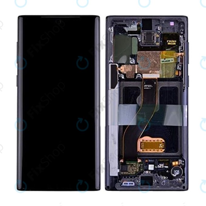 Samsung Galaxy Note 10 - LCD zaslon + zaslon osjetljiv na dodir + okvir (crni) OLED