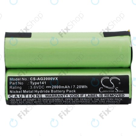 AEG Electrolux Junior 2.0 - Baterija Type141 Ni-MH 3.6V 2000mAh HQ
