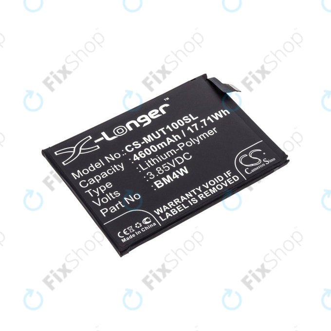 Baterija za Xiaomi Mi 10T Lite 5G, 4600mAh, Li-Pol, 3.85 V, BM4W, HQ