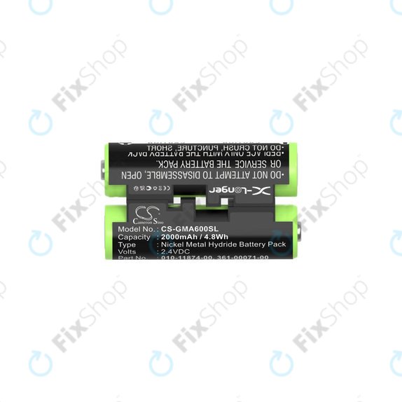 Baterija za Garmin Oregon 600, 650, Astro 320, 430 Striker 4, 2000mAh, Ni-MH, 2.4V, 010-11874-00, HQ
