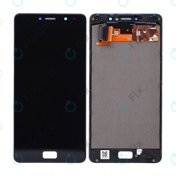 Lenovo P2 P2a42 - LCD zaslon + zaslon osjetljiv na dodir + okvir (Black) TFT