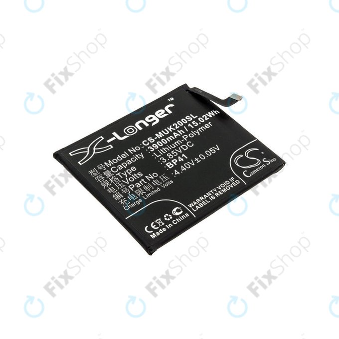 Baterija za Xiaomi Mi 9T, Redmi K20, 3900mAh, Li-Pol, 3.85 V, BP41, HQ