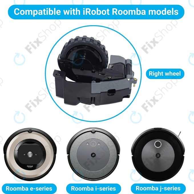 iRobot Roomba e-series, i-series, j-series - Kotač s motorom (lijevo)