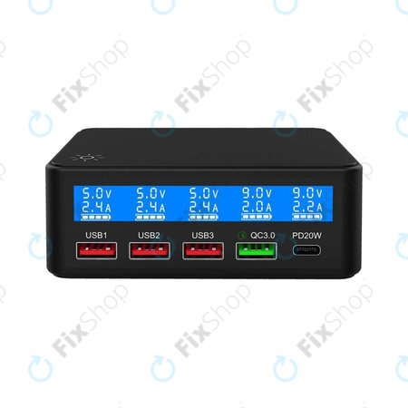 FixPremium - USB stanica za punjenje s USB 3.0 i USB-C