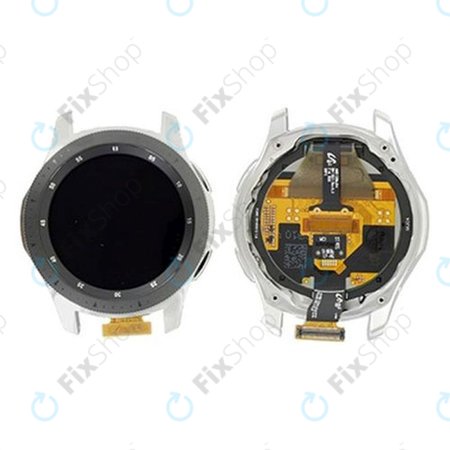 Samsung Galaxy Watch 46 mm R800 - LCD zaslon + zaslon osjetljiv na dodir + okvir (crni) - GH97-22504A Originalni servisni paket