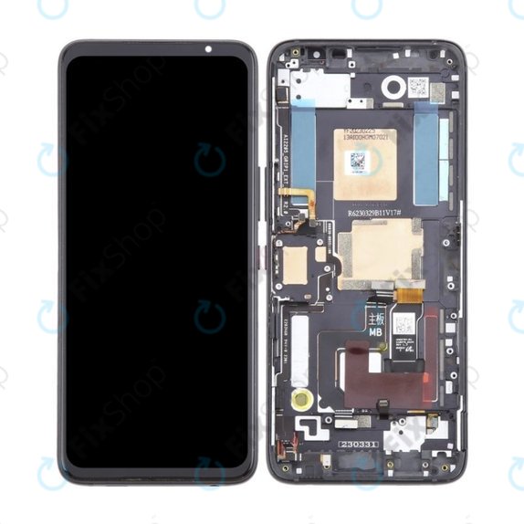 Asus ROG Phone 7 AI2205_C - LCD zaslon + zaslon osjetljiv na dodir + okvir (Phantom Black) OLED