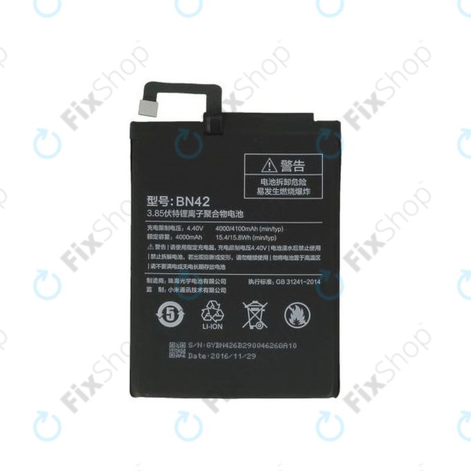 Xiaomi Redmi 4 - Baterija BN42 4100mAh