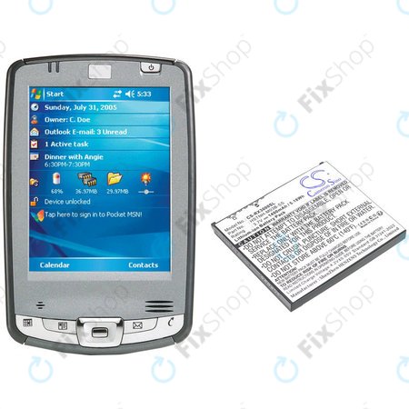 Baterija za HP Compaq iPAQ rx3000, rx3115, rx3700, hx2110, hx2790, 1400mAh, Li-Ion, 3.7V, HSTNH-M03B-SS, HQ