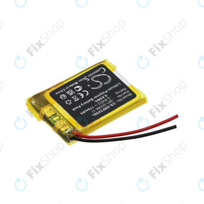 Baterija za Garmin Forerunner 245, Forerunner 245 Music, 170mAh, Li-Pol, 3.8V, 361-00086-11, HQ