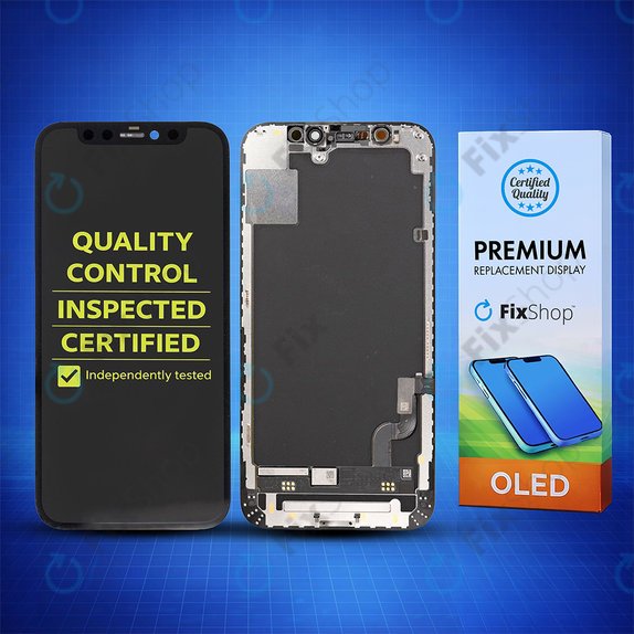 Apple iPhone 12 Mini - LCD zaslon + zaslon osjetljiv na dodir + okvir Hard OLED FixPremium