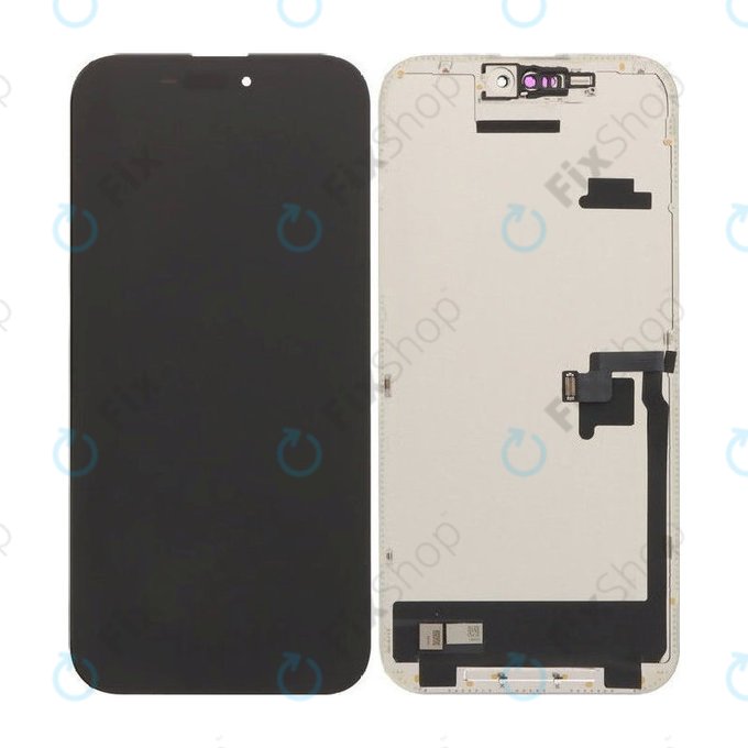Zaslon Soft OLED 120Hz za iPhone 16 Pro, Dodirni ekran s okvirom, FixPremium PRO