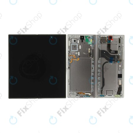 Samsung Galaxy Z Fold 7 F966B - LCD zaslon + zaslon osjetljiv na dodir + okvir (Silver Shadow) OLED