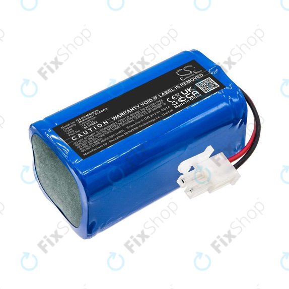 Baterija za Ecovacs Deebot M82, Tesla RoboStar T50, T60, T80 Pro, 2600mAh, Li-Ion, 14.8V, BL7402A, HQ
