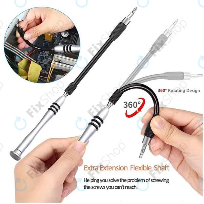 Kingsdun - Precizni set odvijača i bitova za popravak mobitela, računala i elektroničkih uređaja 115u1