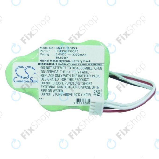 Ecovacs Deebot D-series - Baterija LP43SC3300P5 Ni-MH 6.0V 3300mAh HQ
