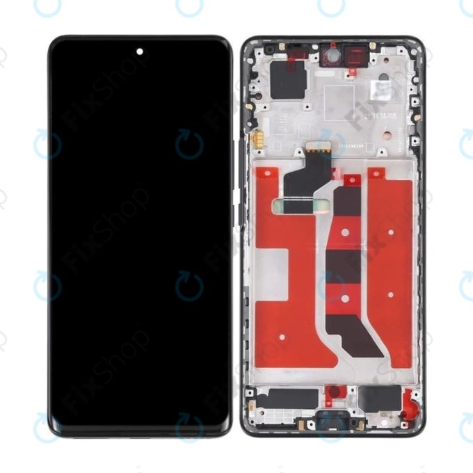 Honor 50 - LCD zaslon + zaslon osjetljiv na dodir + okvir (ponoćno crni) OLED