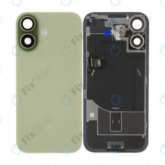 Staklo stražnjeg kućišta za iPhone 17, Sage, Pulled A