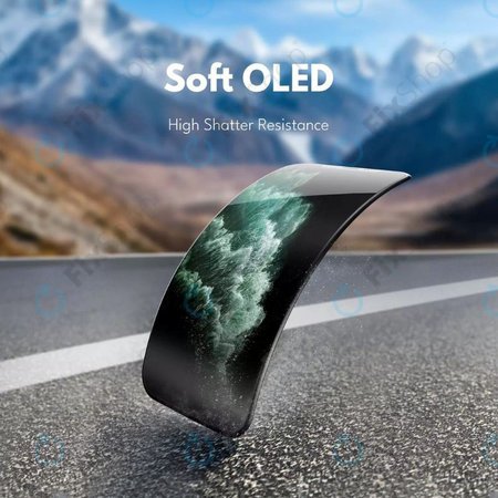 Zaslon Soft OLED za iPhone 15 Pro Max - Dodirno staklo + Okvir, DIAGNOSTIC