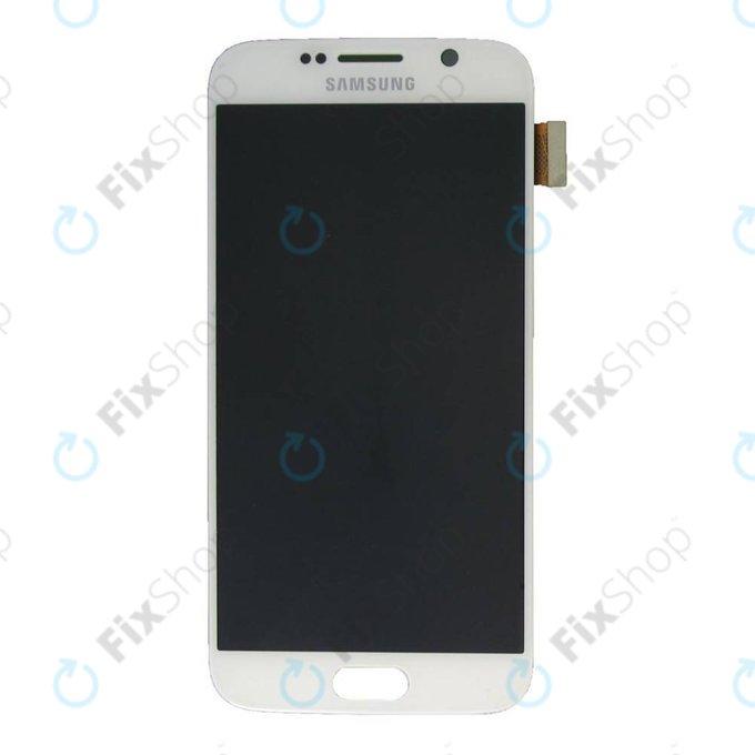 Samsung Galaxy S6 G920F - LCD zaslon + zaslon osjetljiv na dodir (Bijeli biser) - GH97-17260B Originalni servisni paket