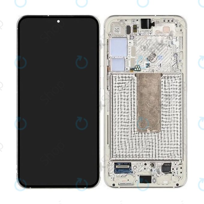 Samsung Galaxy S23 Plus S916B - LCD zaslon + zaslon osjetljiv na dodir + okvir (krem) - GH82-30478B, GH82-30476B, GH82-30477B Originalni servisni paket