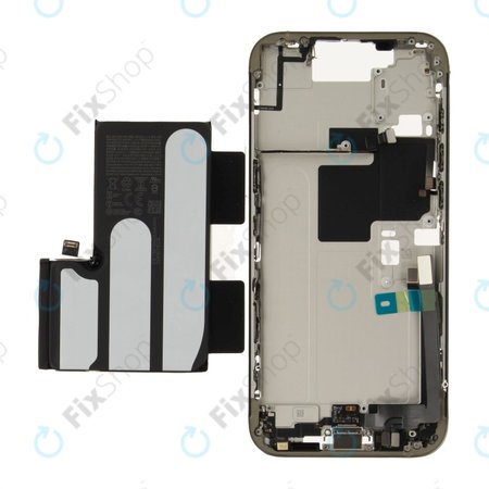 Srednji okvir s baterijom za iPhone 16 Pro Max | Natural Titanium | ZD076-00696 | Genuine Apple