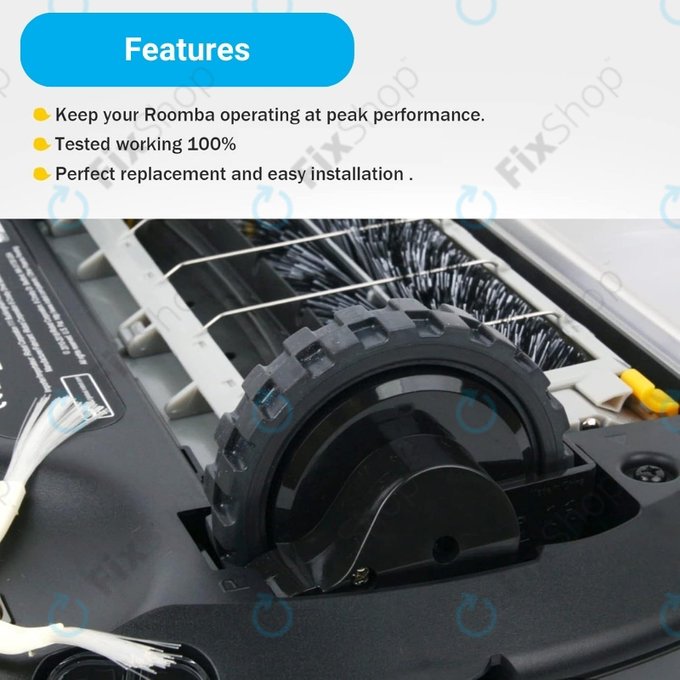 iRobot Roomba 500, 600, 700, 800, 900-series - Kotač s motorom (lijevo)