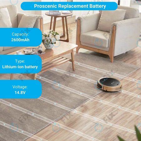 Proscenic Cocoa Smart 780T, 790T, Summer P1s, P2s - Baterija VR1717 Li-Ion 14.8V 2600mAh HQ