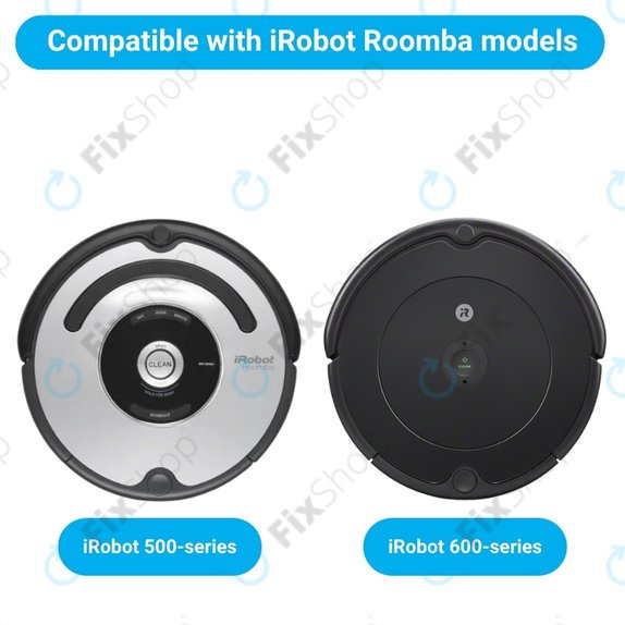 Set rezervnih dijelova za iRobot Roomba 500, 600-series (1 par glavnih četki, 2x Filter, 2x Bočna četka)