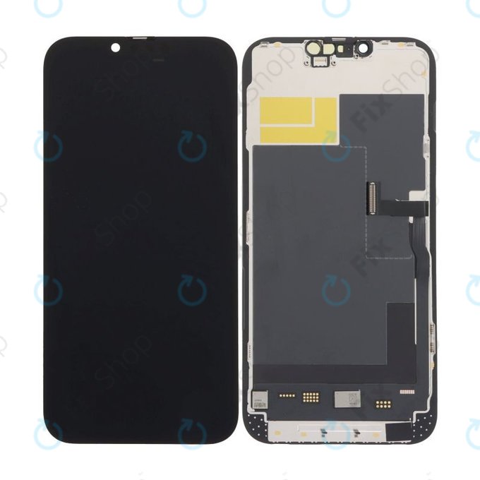 Zaslon Soft OLED za iPhone 13 Pro Max - Dodirno staklo + Okvir, DIAGNOSTIC