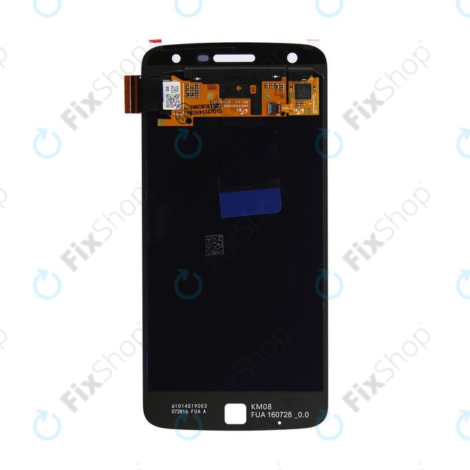 Motorola Moto Z Play XT1635 - LCD zaslon + zaslon osjetljiv na dodir (crni) - 01019104003W Originalni servisni paket