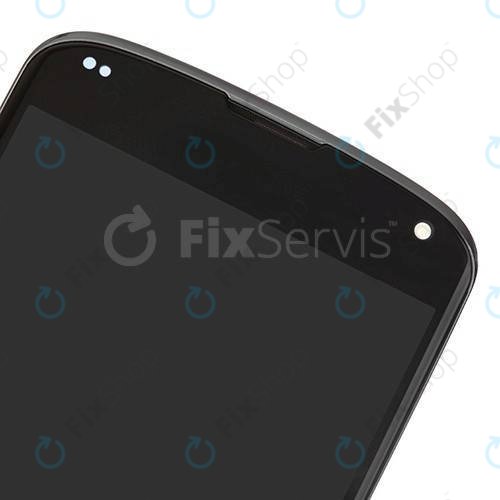 LG Nexus 4 E960 - LCD zaslon + zaslon osjetljiv na dodir + okvir (Black) TFT