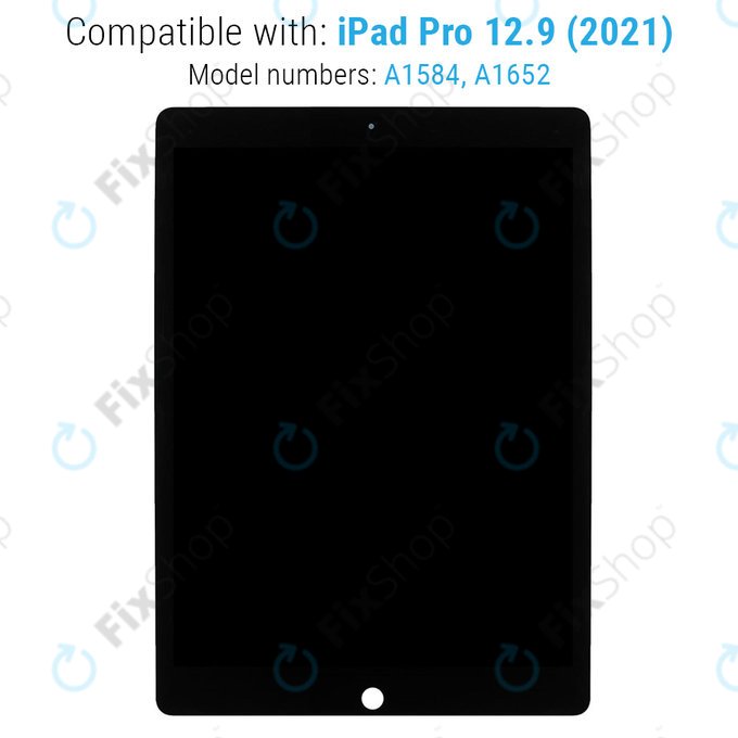 Apple iPad Pro 12.9 (1st Gen 2015) - LCD zaslon + zaslon osjetljiv na dodir (Black) Refurbished