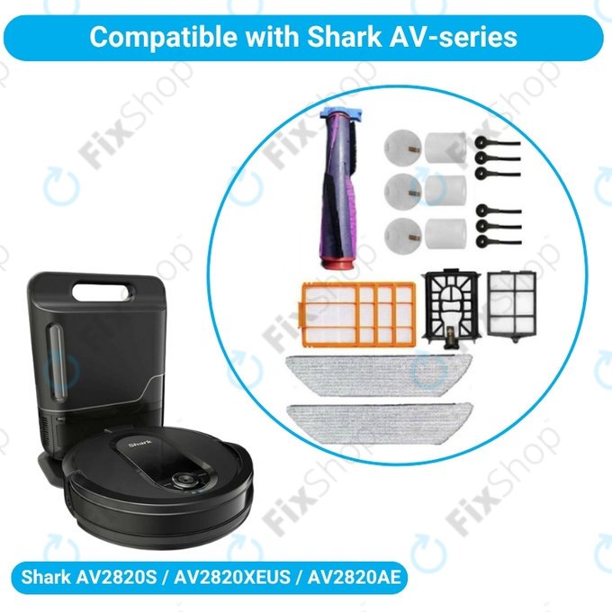 Shark AV2820S, AV2820XEUS, AV2820AE - Kompletan set