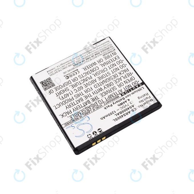 Baterija za Aligator S4000 Duo, 1200mAh, Li-Ion, 3.7V, AS4000BAL, HQ