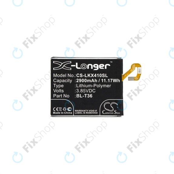 LG K10 (2018), K11, K11 Plus, K11 Prime, K30, Harmony 2 - Baterija BL-T36, EAC63638201 2900mAh HQ