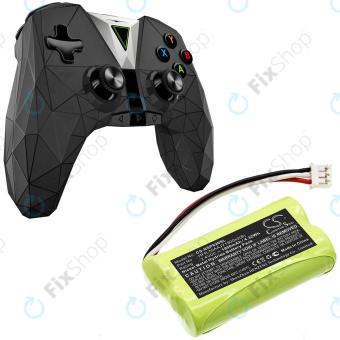 Baterija za Nvidia P2920, Nvidia Shield Game Controller, 1800mAh, Ni-MH, 2.4V, HFR-50AAJY1900x2(B), HQ