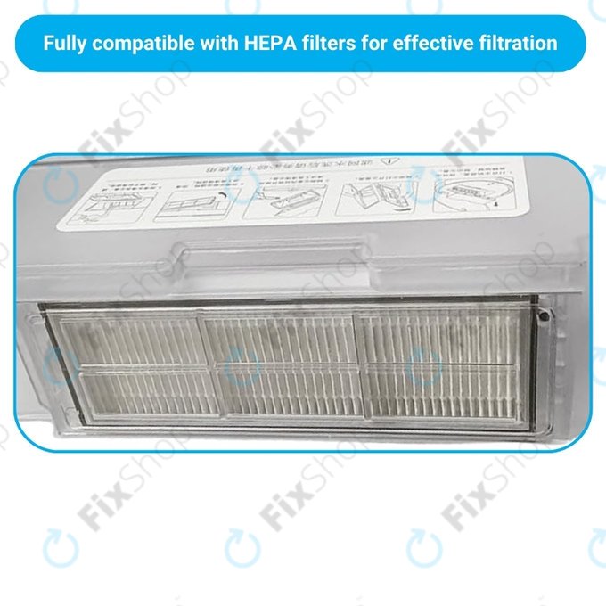 Xiaomi Mi Robot Vacuum Mop Pro (P), Viomi V2 Pro, V3, SE - Kanta za prašinu (prozirna)