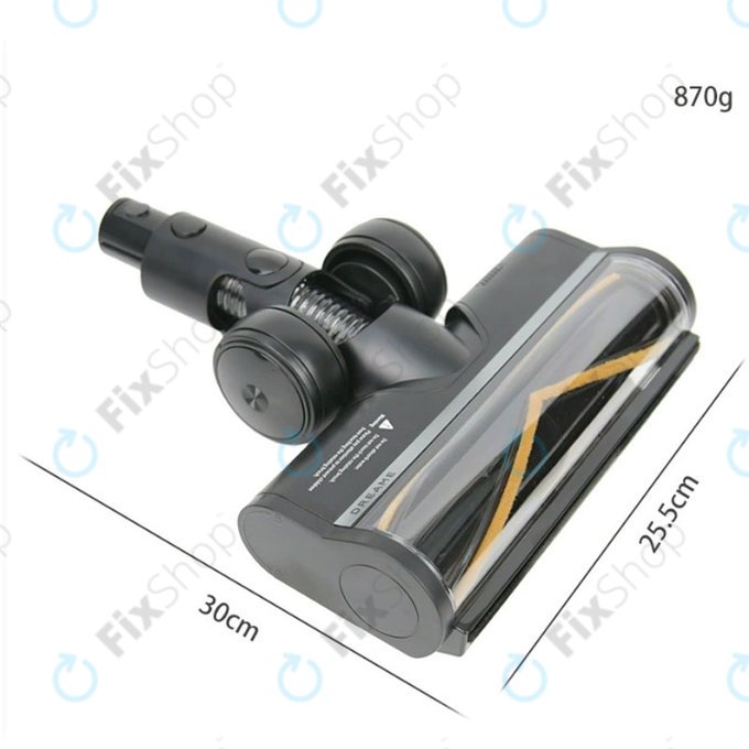 Podna glava s valjkastom četkom, Crna za Xiaomi Dreame R10, R20, R30, T20, T30