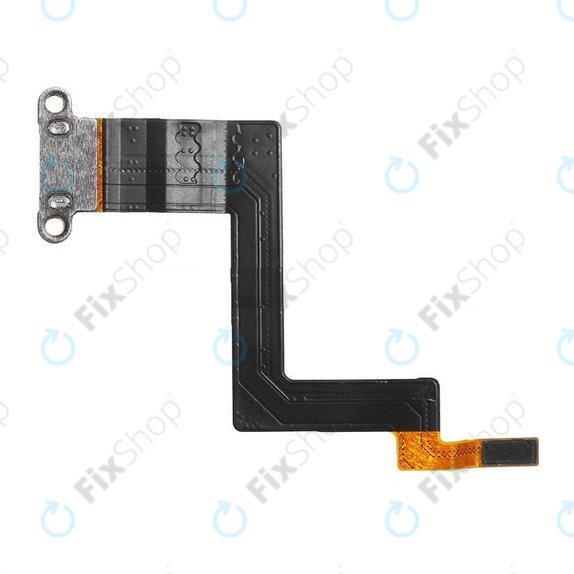 Blackberry Classic Q20 - Konektor za punjenje + savitljivi kabel (crni)