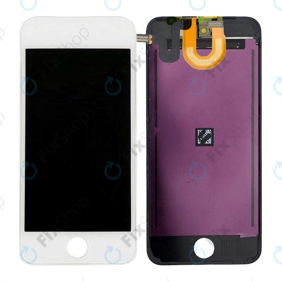 Apple iPod Touch (5. generacija, 6. generacija, 7. generacija) - LCD zaslon + zaslon osjetljiv na dodir + okvir (bijeli)