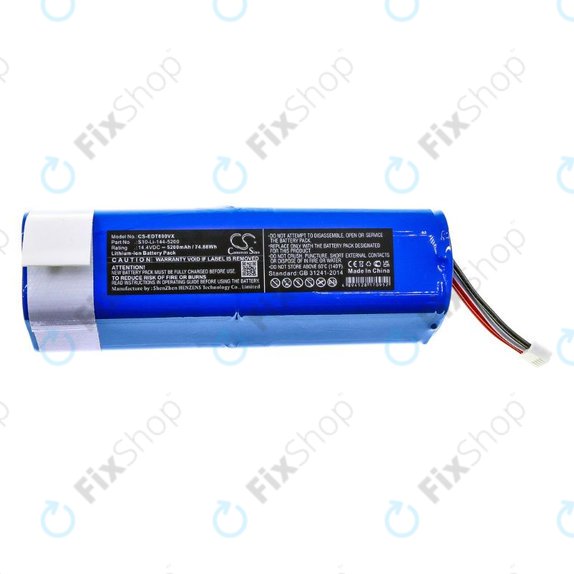Ecovacs Deebot Ozmo-series, T-series, N-series, Yeedi Vac 2 Pros - Baterija Li-Ion 5200mAh HQ