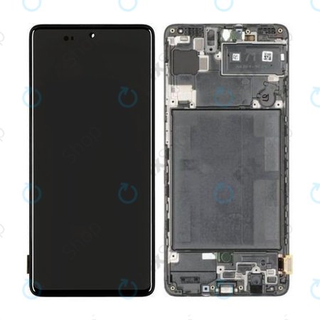 Samsung Galaxy A71 A715F - LCD zaslon + zaslon osjetljiv na dodir + okvir - GH82-22152A, GH82-22248A Originalni servisni paket