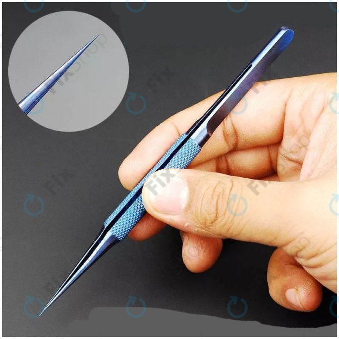 2UUL BlueT Straight Head - Pinceta od legure titana za precizan skok žice (0,1 mm)