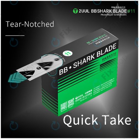 Shark oštrice br.11, BB, 2UUL DA18, 100kom/kutija