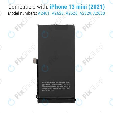 Apple iPhone 13 Mini - Baterija 2406mAh