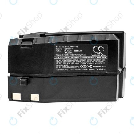 Kärcher KC55 - Baterija 6.654-118.0, 28100010 Ni-MH 4.8V 3000mAh HQ