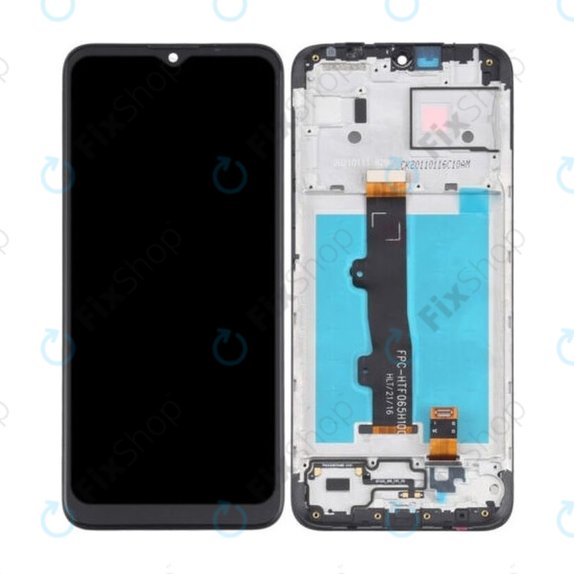 Motorola Moto E7 Power, E7i Power - LCD zaslon + zaslon osjetljiv na dodir + okvir (Black) TFT